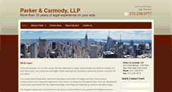 Desktop Screenshot of parkercarmody.com